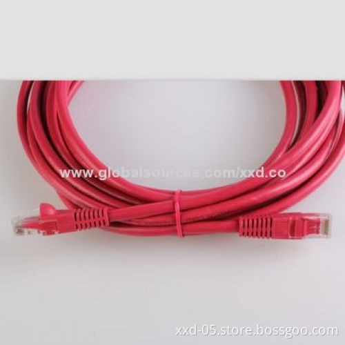 Good quality and price, CU or CCA material, FTP Cat5e patch cord
